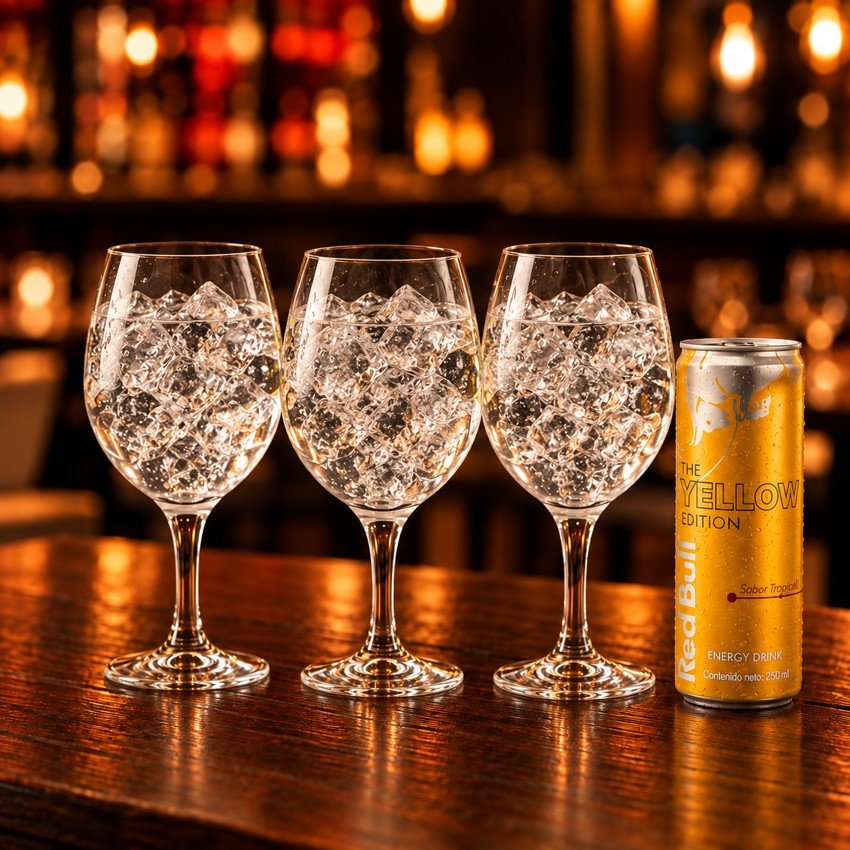 3x Gin Redbull