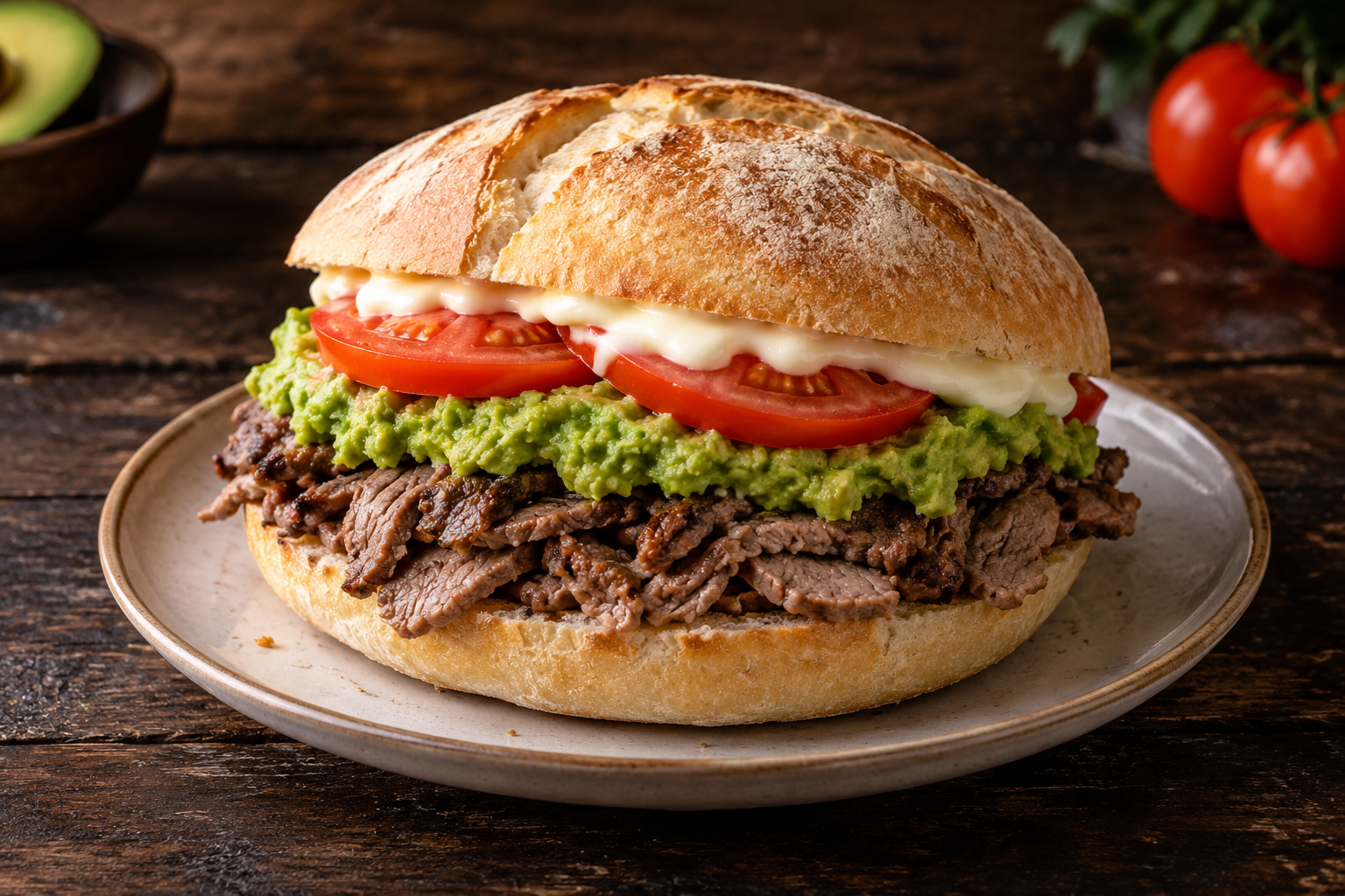 Sándwich chileno, imagen ilustrativa